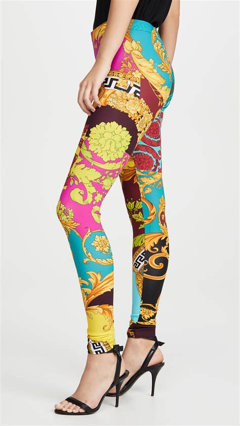 versace print shorts|versace pants for women.